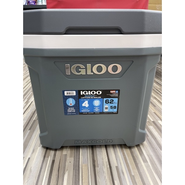 IGLOO 美國製58公升滾輪冰桶