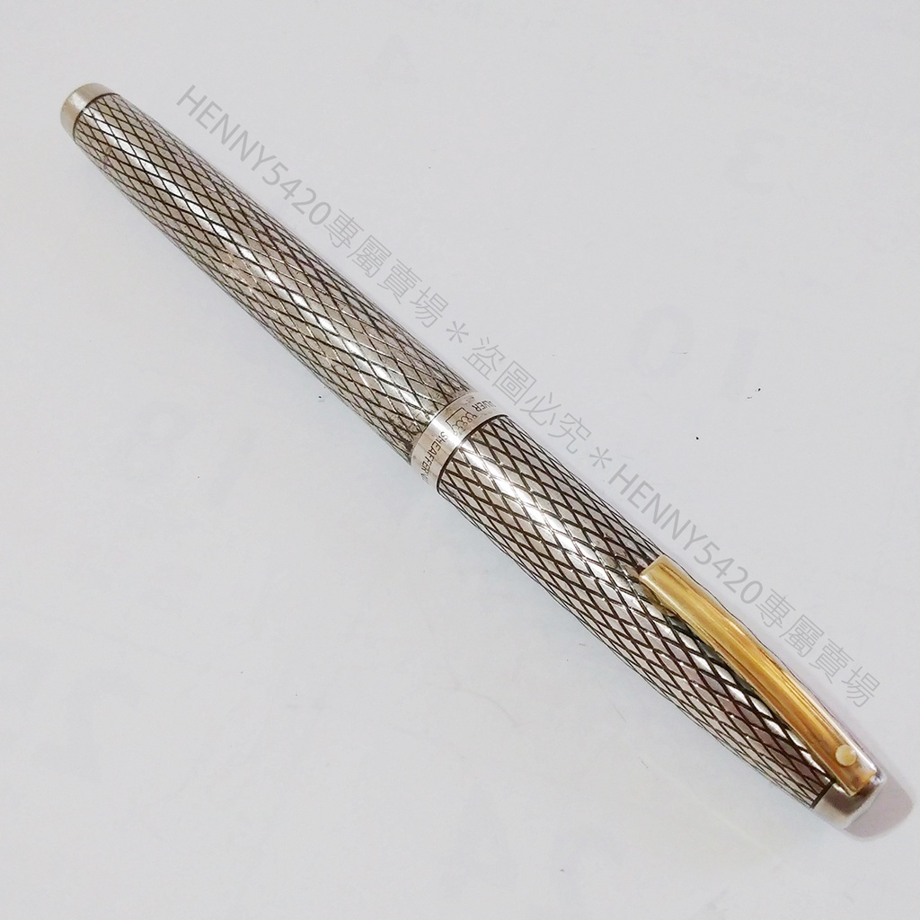 SHEAFFER 西華 純銀銀龍 14K&lt; F&gt; 美製 鋼筆