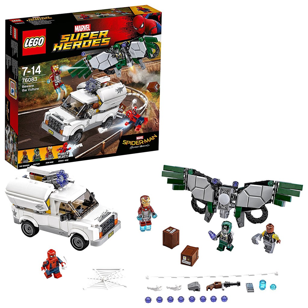 LEGO 76083 蜘蛛人 鋼鐵人 禿鷹 SUPERHERO 超級英雄 全新未拆