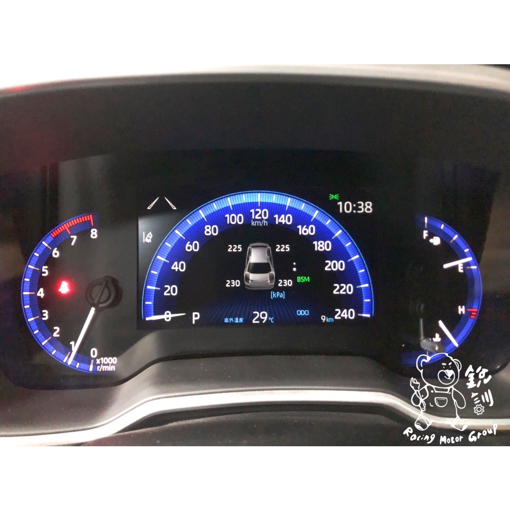 銳訓汽車配件精品 Toyota 12代 Altis GR 車美仕儀表板胎壓顯示器 (原廠套件~不破壞原廠保固)