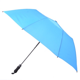 臺灣現貨24H出貨【Life+】貝斯運動風大傘面兩折自動雨傘 淺藍 大雨傘 自動傘 折疊傘 遮陽傘 大傘 晴雨傘