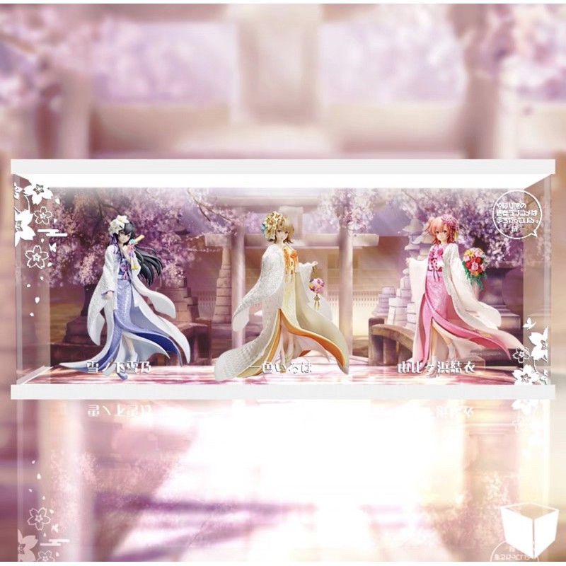 《Yao 挖寶趣》F:NEX 果然我的青春戀愛喜劇搞錯了 果青 雪之下雪乃 由比濱結衣  一色彩羽  白無垢 專用展示盒