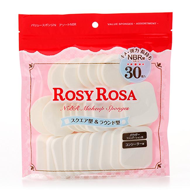 ROSY ROSA 粉餅粉撲圓方型 30入