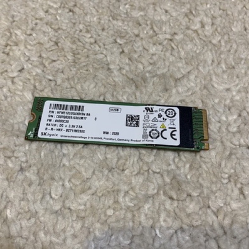 [二手良品] SKhynix 海力士 BC711 512GB SSD