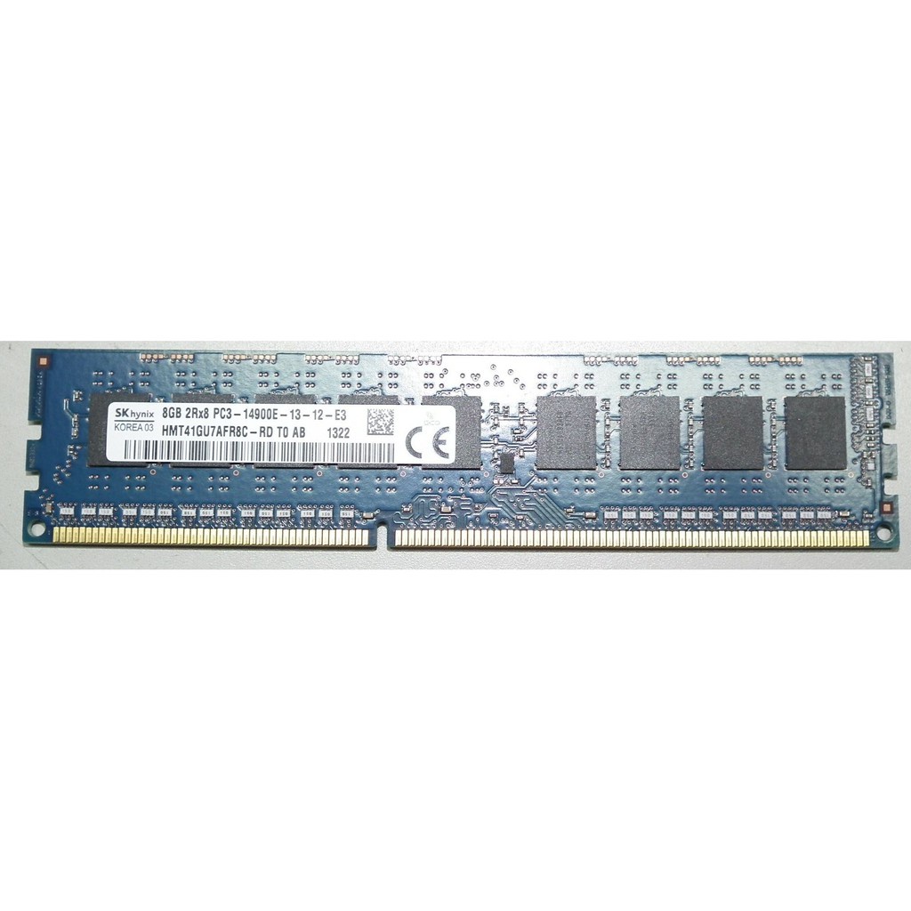 小甜甜優選现货 純ECC海力士DDR3-1866 8GB記憶體8G PC3-14900E伺服器2RX8工作站DIMM