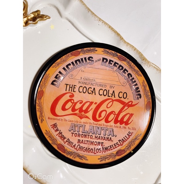 Coca-Cola可口可樂～正版出品～老物品收藏15年～杯墊