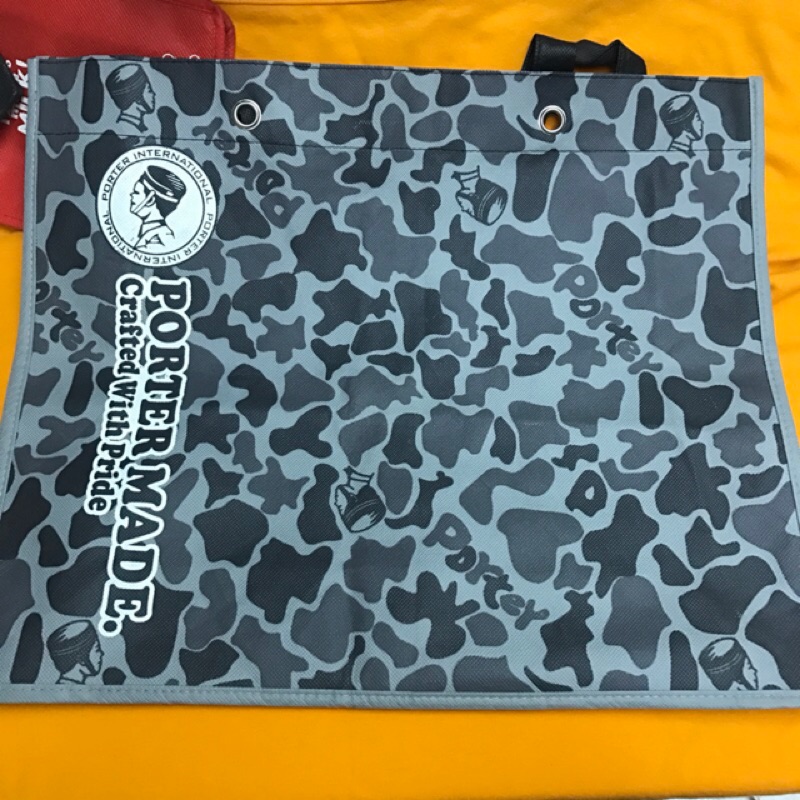 限量 迷彩版 PORTER INTERNATIONAL (L) 布織布 購物袋 環保袋
