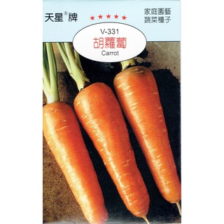 尋花趣 胡蘿蔔(Carrot)【蔬果種子】天星牌 小包裝種子