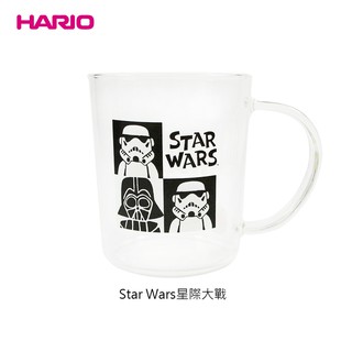 【HARIO】日本 Star Wars星際大戰 耐熱玻璃馬克杯 帝國風暴兵 360mL 360cc 玻璃馬克杯 SW