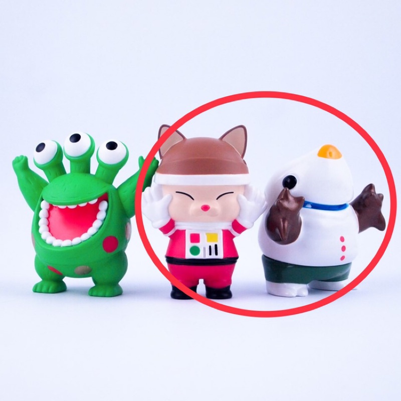 全新 毛毛二 SHON 設計師 玩具 小鯊童 抱抱貓 聖誕 三寶 限量 非 三眼 保介 出清 免運 優惠