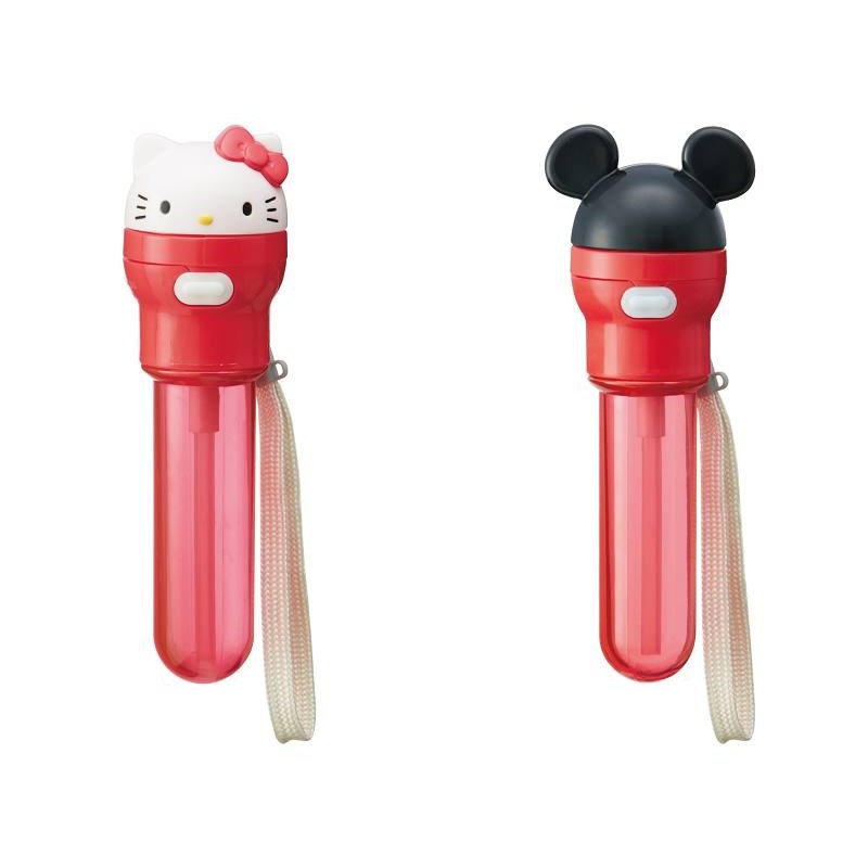 【東京速購】日本阿卡將 Hello Kitty 凱蒂貓 米奇 耳朵造型 攜帶 保特瓶蓋 彈跳 吸管