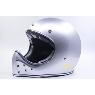 任我行騎士部品 Blade Rider Helmet 二代山車帽 亮銀 全罩 安全帽 山車 復古