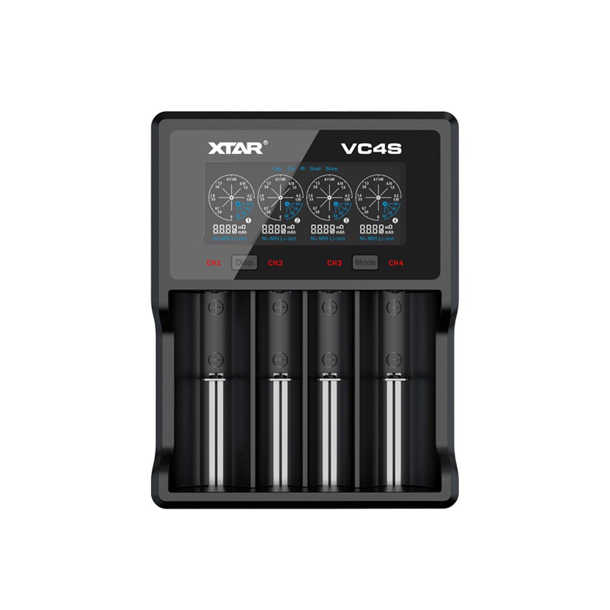 超取免運 XTAR VC4S 3.6v/3.7v 鋰電池 1.2v 鎳氫/鎳鎘電池 USB QC3.0充電座