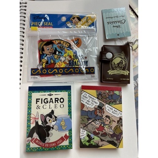 🤩現貨🤩日本迪士尼 商品 小木偶 費加洛 便條紙 迷你筆記本 貼紙組