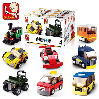 【D-style】【新品熱銷】兼容樂高積木玩具兒童拼裝小顆粒益智力拼插男孩組裝汽車拼接拼圖lego小
