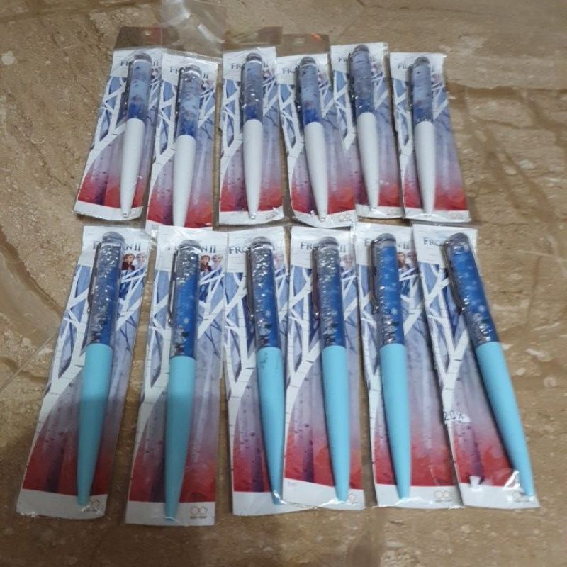 冰雪奇緣2  造型筆  艾莎(白)x5  雪寶(藍)x5  可挑款 售價540元