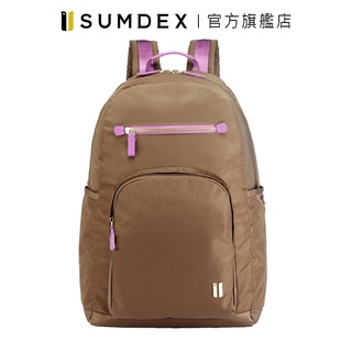 Sumdex｜都會標準後背包 NON-757TK 咖啡色 官方旗艦店