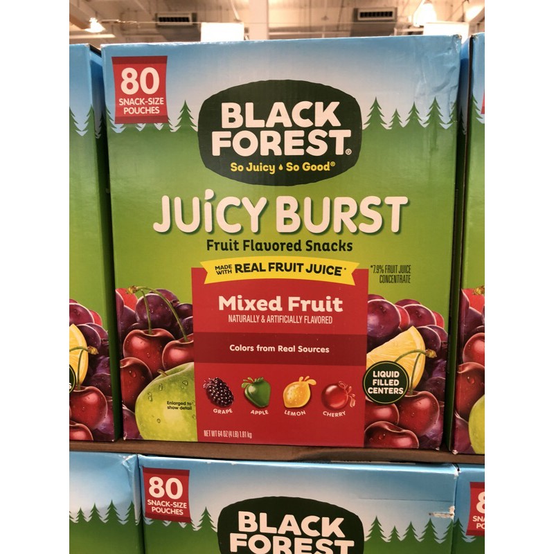 🈶️現貨‼️可拆賣‼️BLACK FOREST 果汁爆漿軟糖