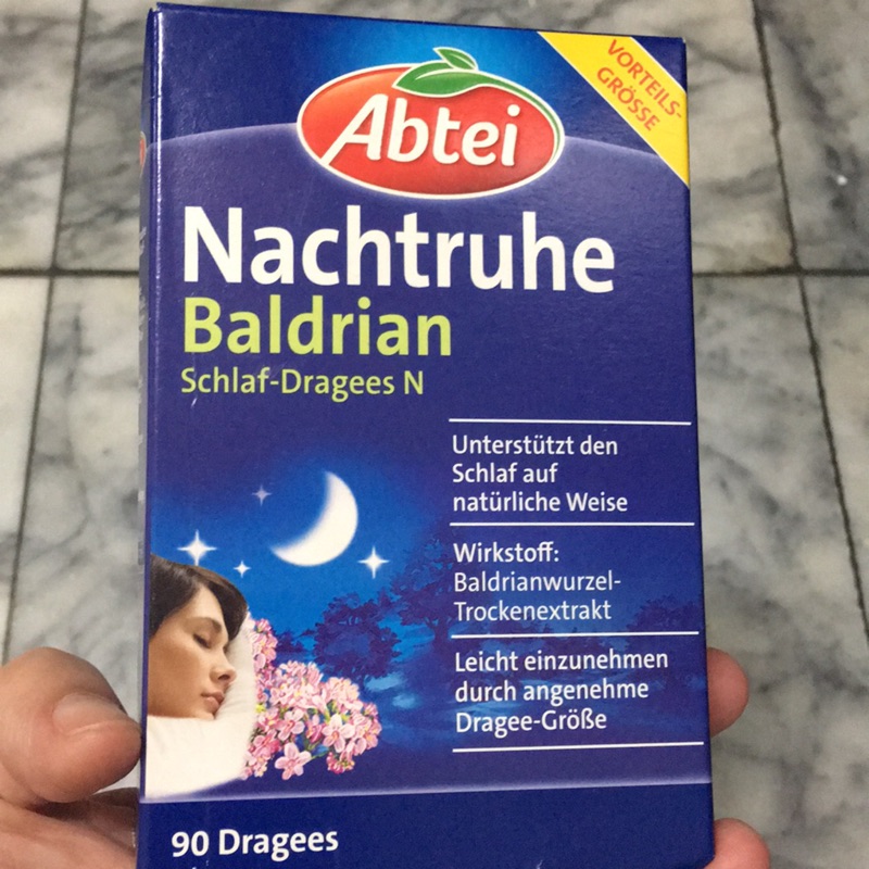 🇩🇪 德國Abtei 天然纈草啤酒花安神助眠錠（現貨在台）