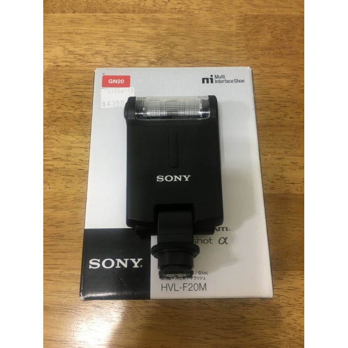 二手 近全新 使用正常 少用 過保固 SONY HVL-F20M 閃光燈【台灣索尼公司貨】