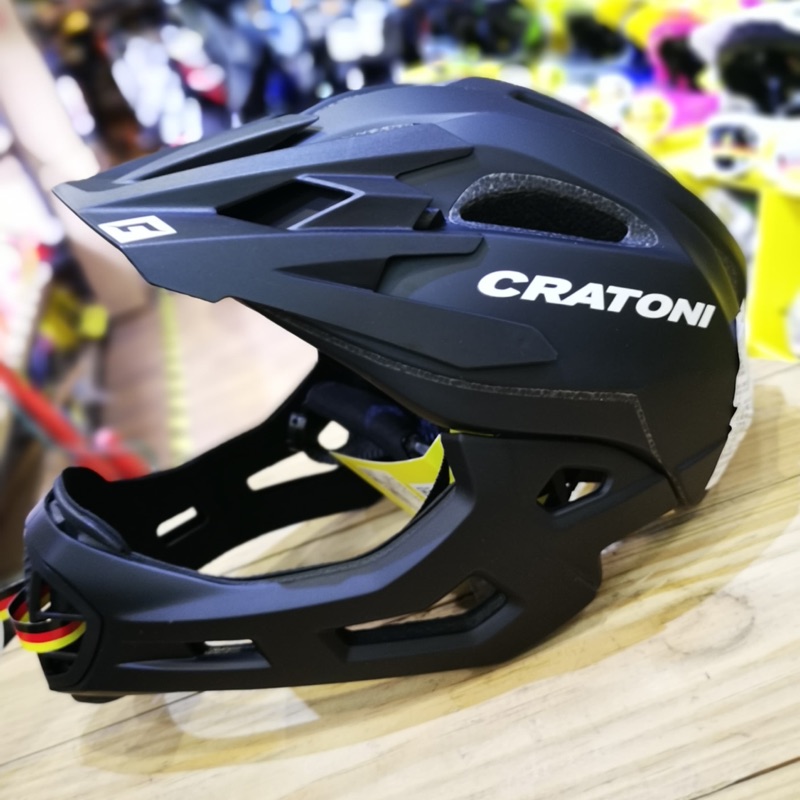 #cratoni c-maniac岡山鐵馬美利達 滑步車專用全罩式安全帽