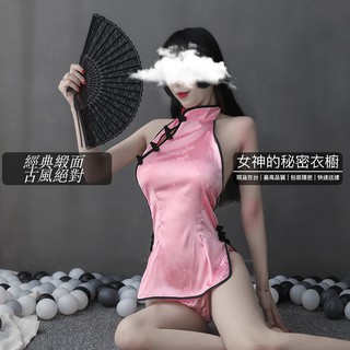 女神的秘密衣櫥 情趣角色服 旗袍 東方緞面美背風格旗袍 日式旗袍 性感 情趣旗袍 角色扮演 復古旗袍