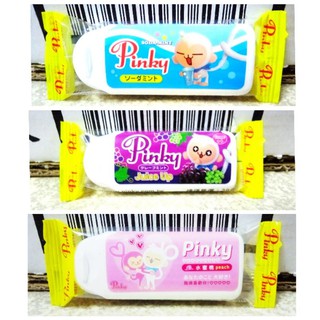 【新包裝】Pinky 薄荷糖 7g 蘇打 葡萄 水蜜桃 口味/小瓶裝/保存期限2024.10