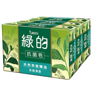 綠的抗菌皂-天然茶樹精油-茶樹清香100gx3入
