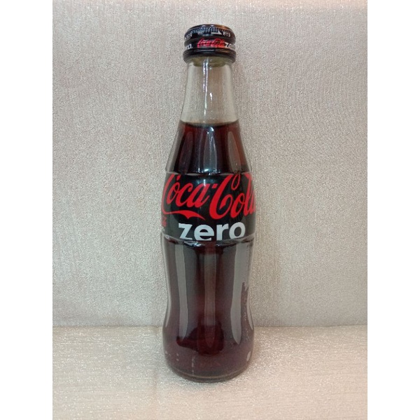 日本 可口可樂 ZERO Coca Cola 250ml 250毫升 曲線瓶 玻璃瓶 旋蓋