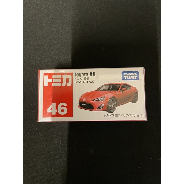 Tomica 46 Tovota 86 全新