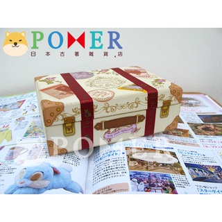 ☆POMER☆日本東京迪士尼樂園 絕版正品 米奇 米妮 情人節 行李箱 造型 收納盒 紙盒 文具收納盒 禮物盒 萬用盒