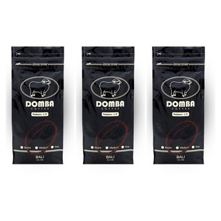 咖啡公豆3件組 峇裡島小綿羊黃金咖啡 DOMBA COFFEE Peaberry（半磅/225g x 3）