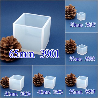 灌膠60-1 矽膠模/正方體/灌膠/滴膠/矽膠模具/黏土翻糖模具 3897~3902