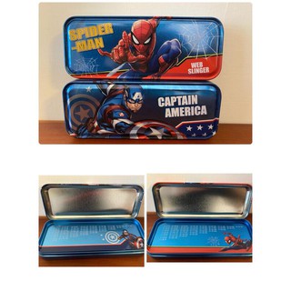 迪士尼公主 冰雪奇緣 米奇 漫威 美國隊長 鋼鐵人 鐵製 雙層 鉛筆盒 筆袋 開學 文具用品 特價188元 蜘蛛人