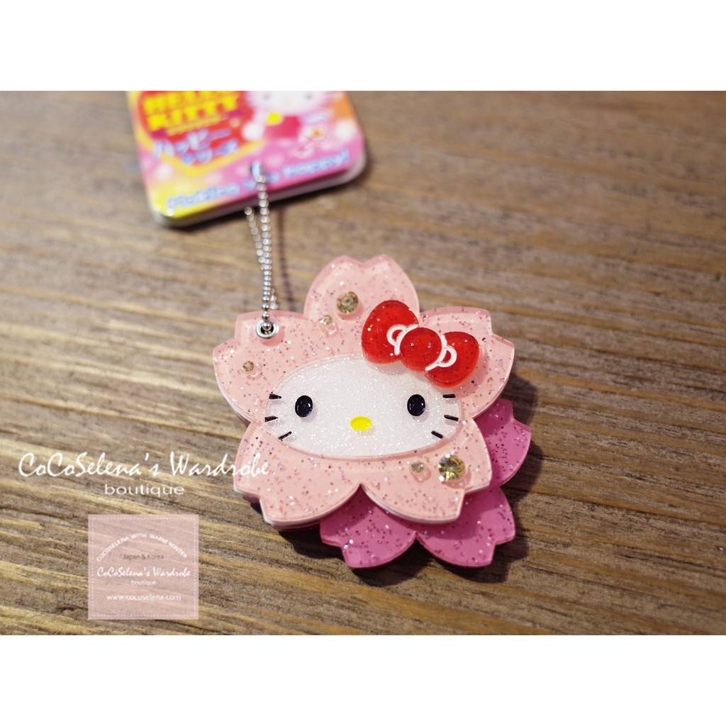 【日本販賣限定】 Hello Kitty 悠遊卡造型吊飾 - 櫻花造型 ✿Cocoselena✿