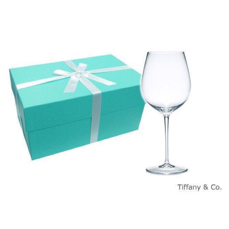 Tiffany &amp; co. 紅酒杯 七夕情人節送禮最佳選擇