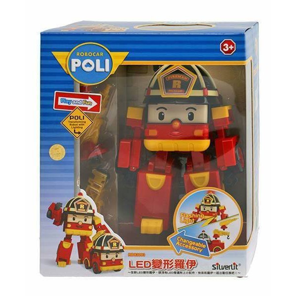 【Silverlit】POLI / 羅伊 / 救援小英雄 / 5"LED變形羅伊/ 5吋 /變形系列 / 玳兒玩具