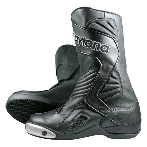 【德國Louis】Daytona 摩托車靴 黑色防水透氣Gore-Tex安全硬殼技術運動競技中筒機車鞋 編號602180