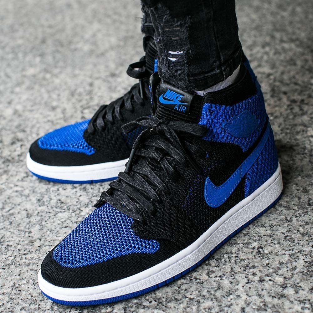 air jordan 1 retro high flyknit blue