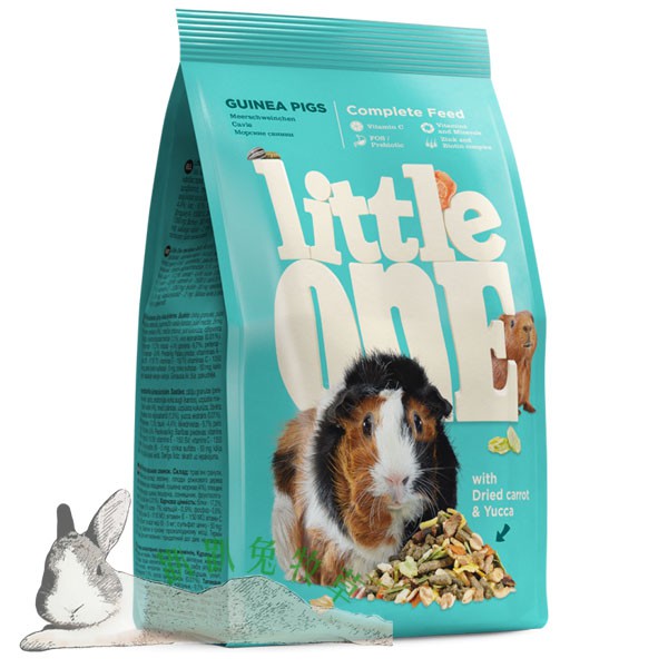 ◆趴趴兔牧草◆Little One 營養完善 天竺鼠飼料 900克