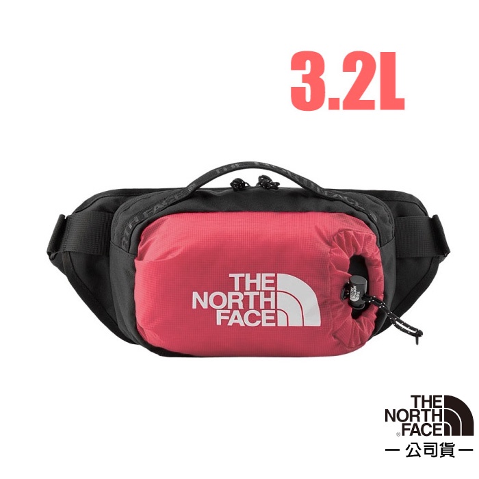 【美國 The North Face】多功能日用休閒耐磨腰包3.2L/手機證件側背包.運動跑步臀包_玫紅_52RW