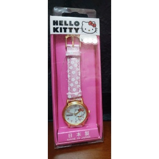 正版HELLO KITTY手錶 全新 日本製造 限量 絕版花色 日本帶回 MIJ
