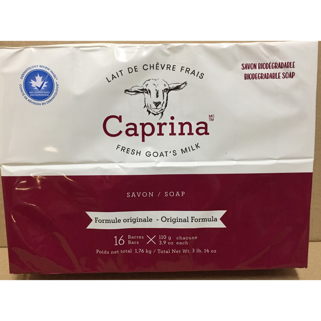 有效期限2024.10 caprina 肯拿士 羊奶香皂 加拿大 110gX16入 costco 代購 好市多