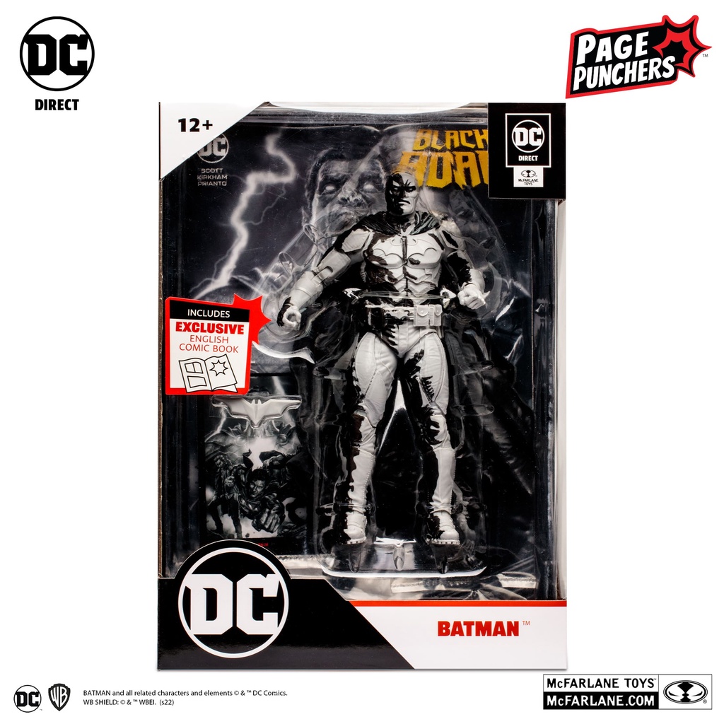 全新現貨 麥法蘭 DC Multiverse 蝙蝠俠 漫畫藝術變體版 黑白漫畫 BATMAN 超商付款免訂金