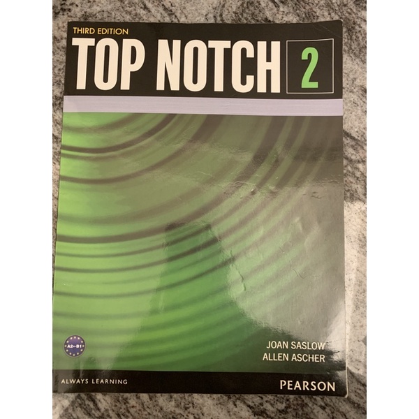TOP NOTCH 2  STUDENT’S  BOOK(英文二手書）