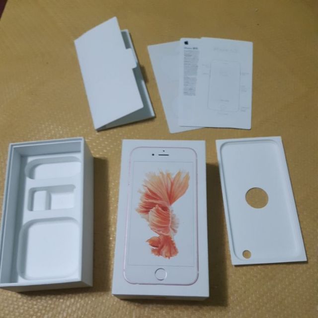 apple iphone 6s 64g 玫瑰金 原廠 空盒 盒子