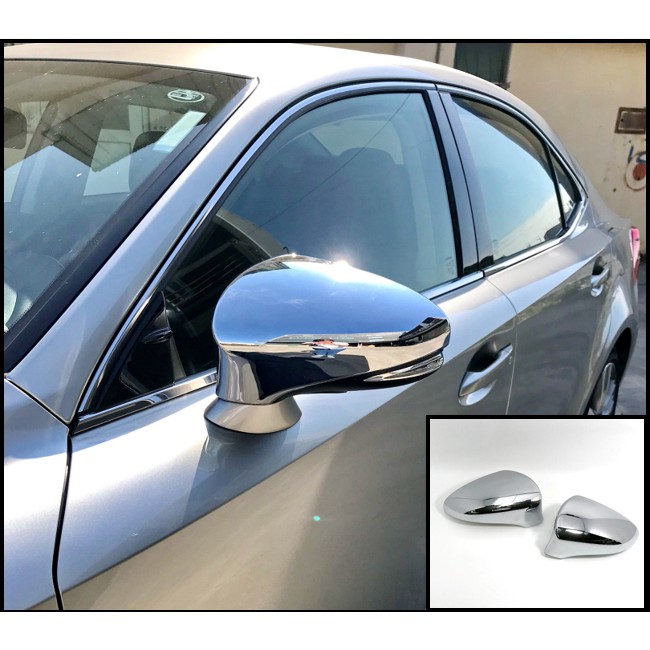 圓夢工廠 Lexus IS IS200t IS300h 2013~2020 改裝 鍍鉻銀 後視鏡蓋 後照鏡蓋 飾貼