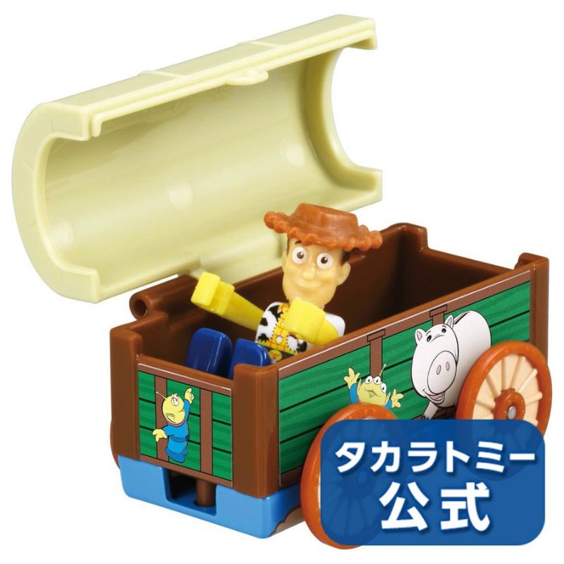 牛牛ㄉ媽*日本進口正版商品㊣玩具總動員 胡迪玩具箱 TOMICA TOMY RD-05 胡迪多美小汽車 Disney