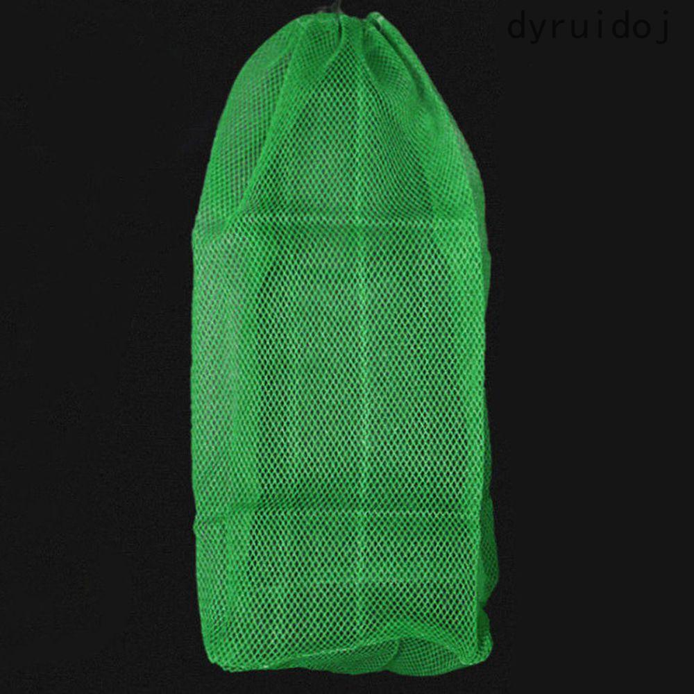 Dyruidoj 網袋漁具釣魚配件漁網小格綠色折疊尼龍網袋