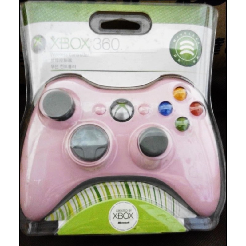 Microsoft Xbox360 無線手把控制器限量粉紅款全新品收藏品 蝦皮購物